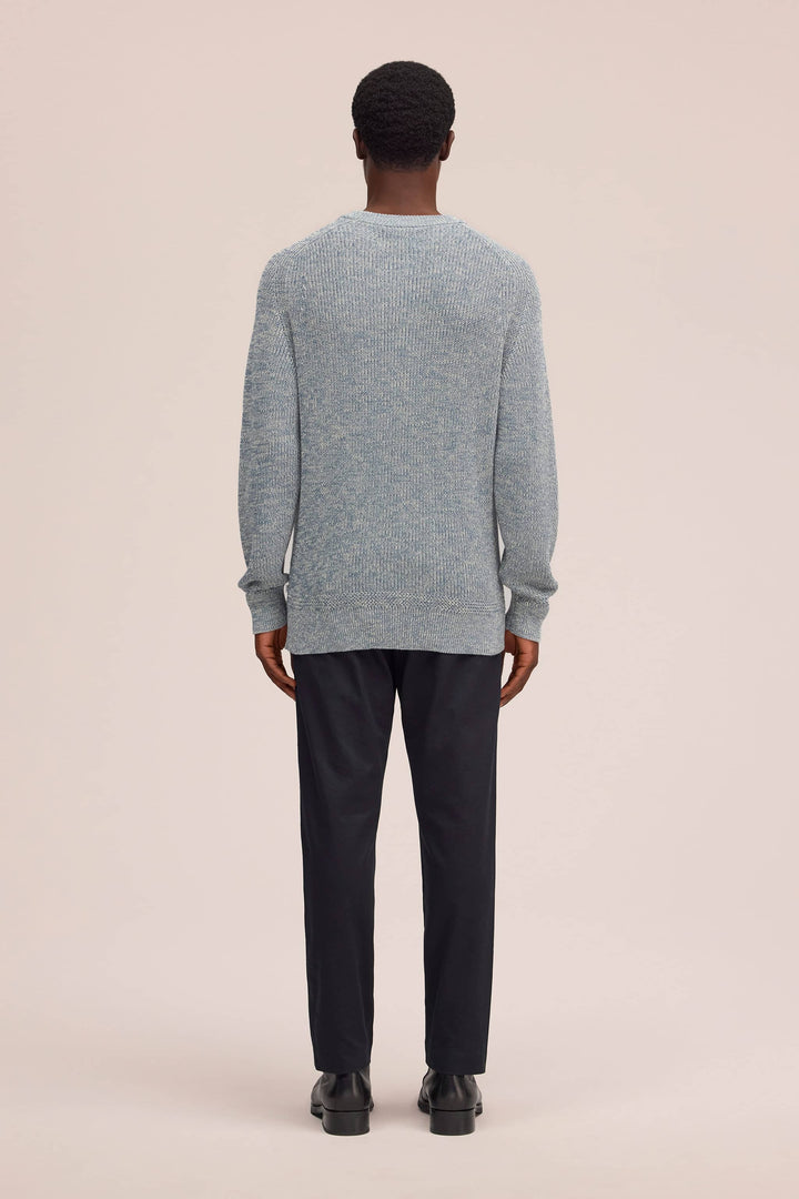 NN. 07 - Evan Crewneck in Concrete Sky - Kalifornia Jean Bar