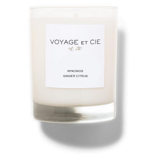 Voyage et CIE - Mykonos Ginger Citrus 14 oz Highball Candle