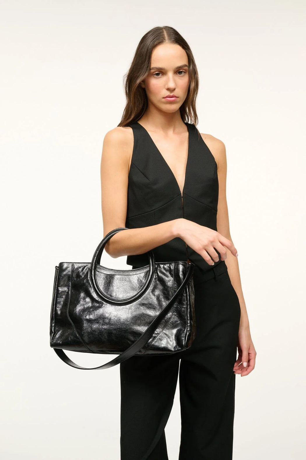 Staud - Black Maude Satchel