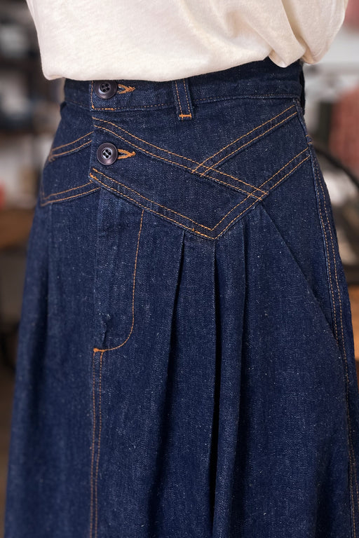The Great - Rinse Wash Field Skirt