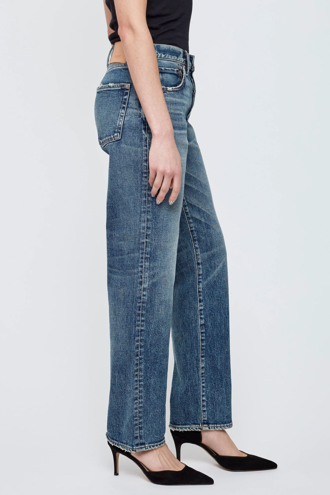 Moussy - Fellsmere Straight in Dark Blue