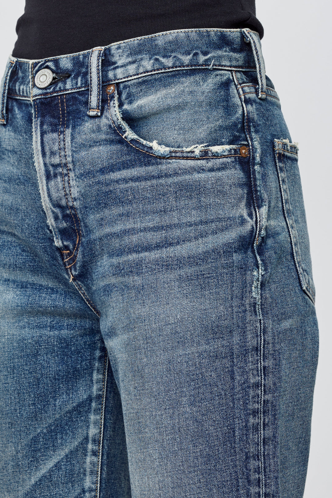 Moussy - Fellsmere Straight in Dark Blue