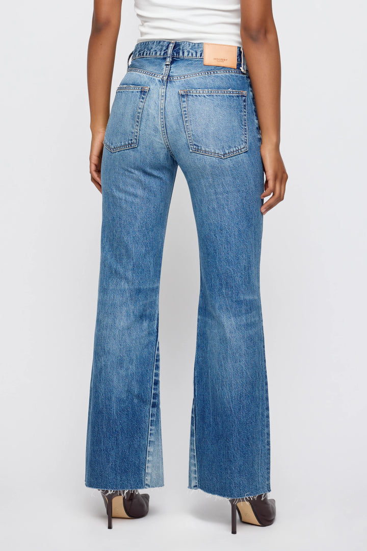 Moussy - Remake Flare Asheville Jean in Blue
