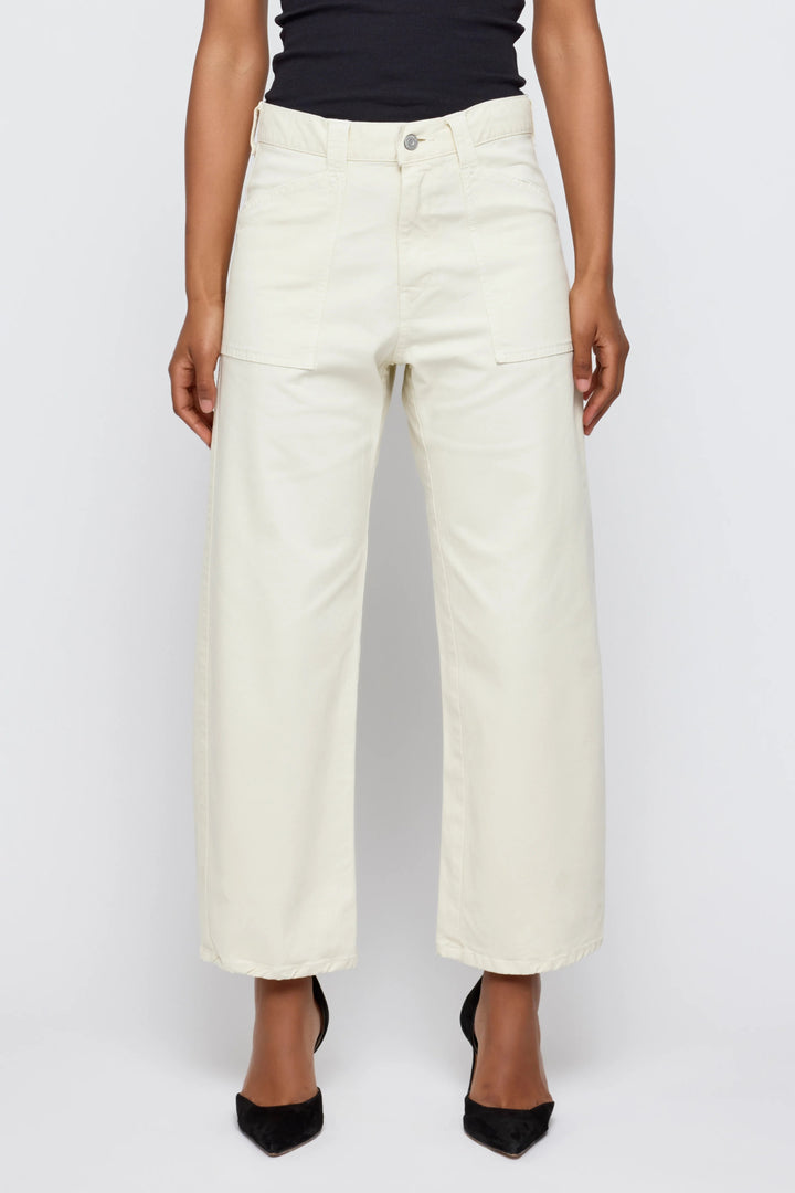 Moussy - Gusset Cargo Pomonok Pant in Ivory