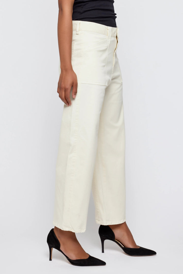 Moussy - Gusset Cargo Pomonok Pant in Ivory