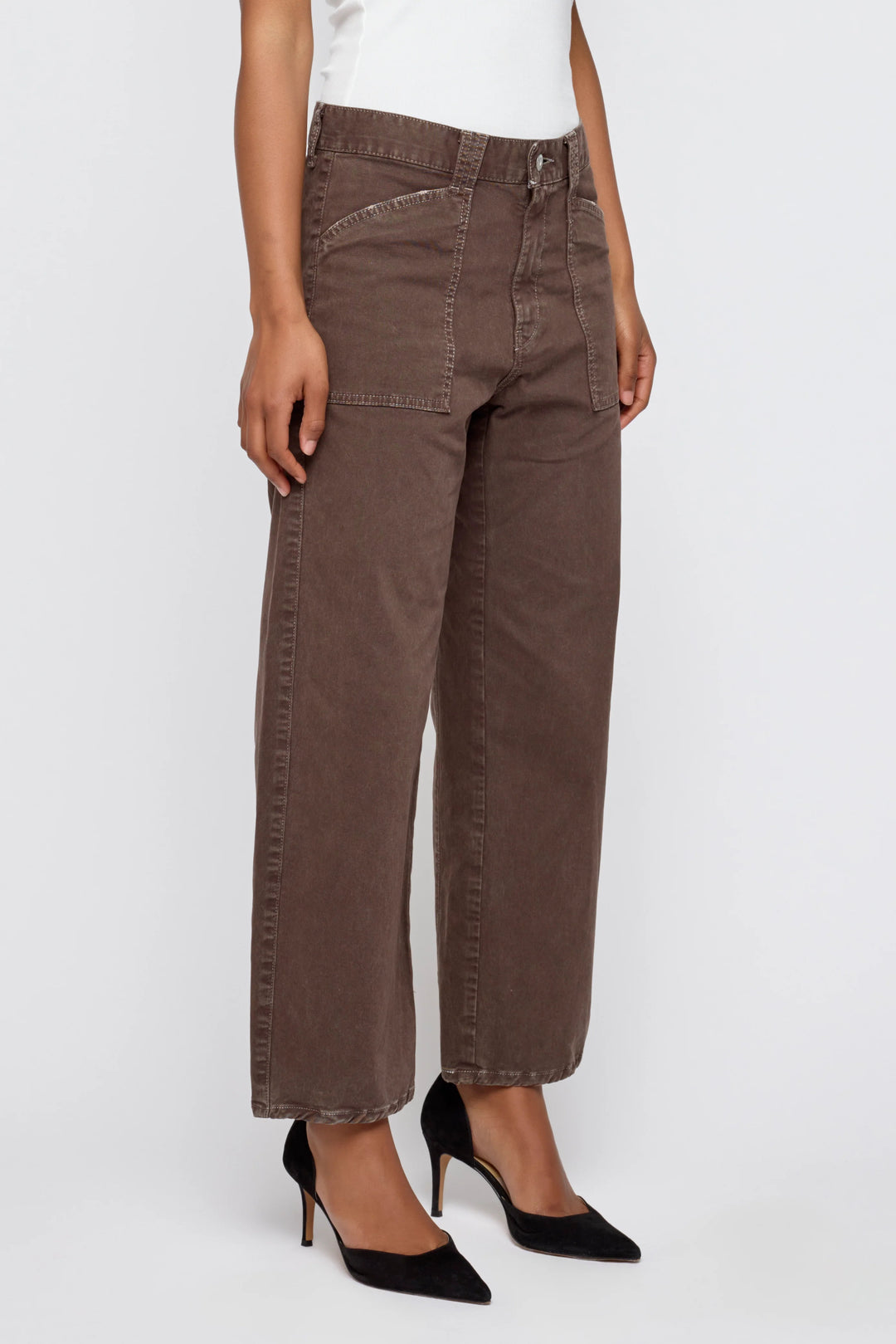Moussy - Gusset Pomonok Cargo Pant in Brown
