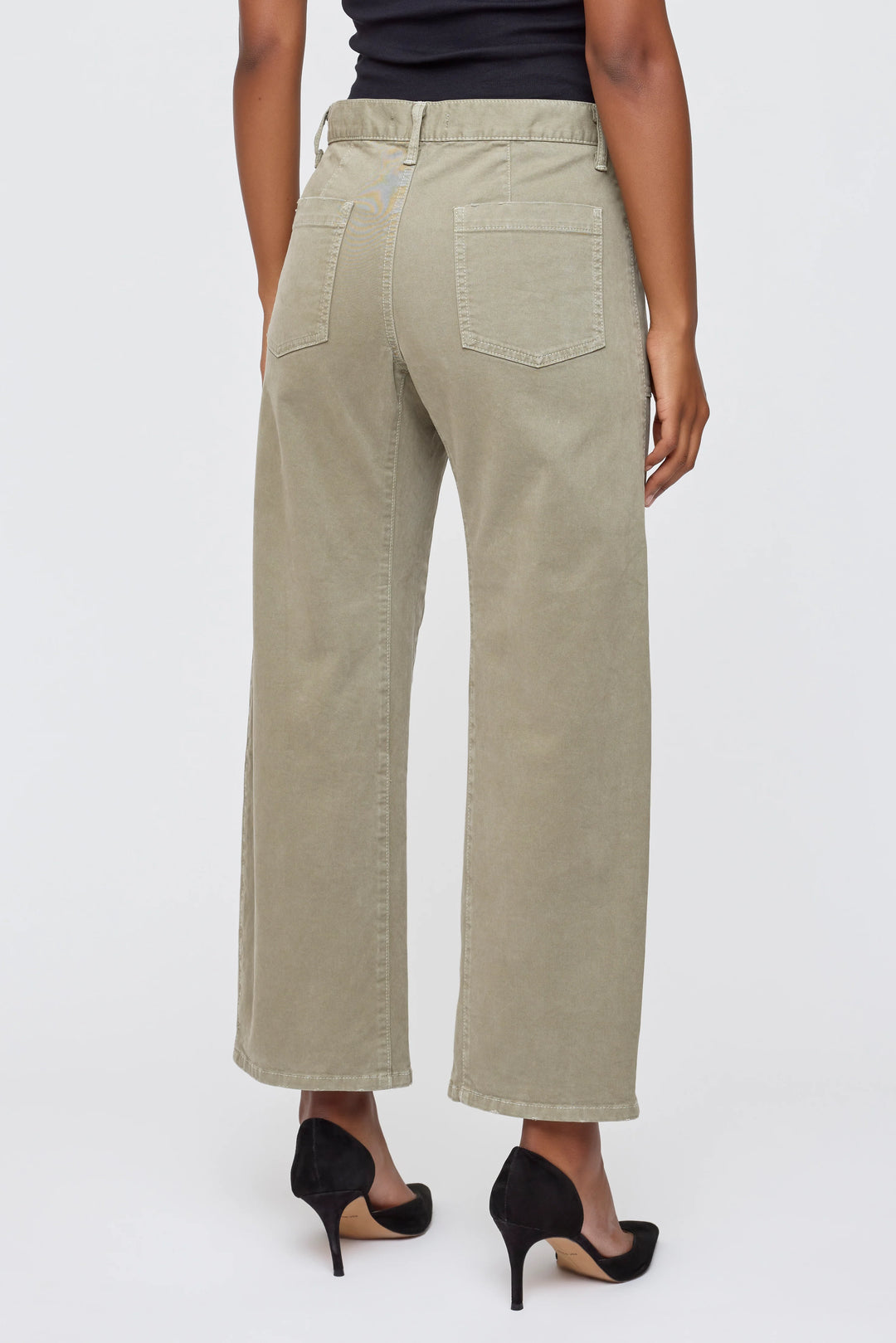 Moussy - Pomonok Gusset Cargo Khaki Pant