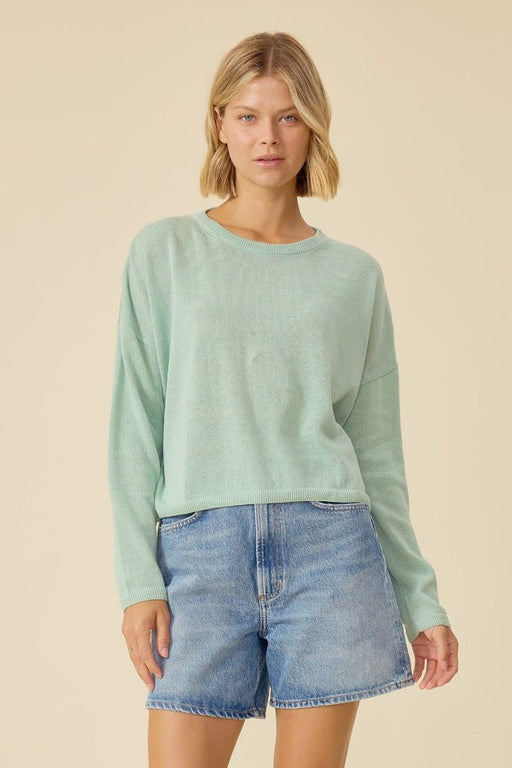 One Grey Day - Warwick Pullover in Mint