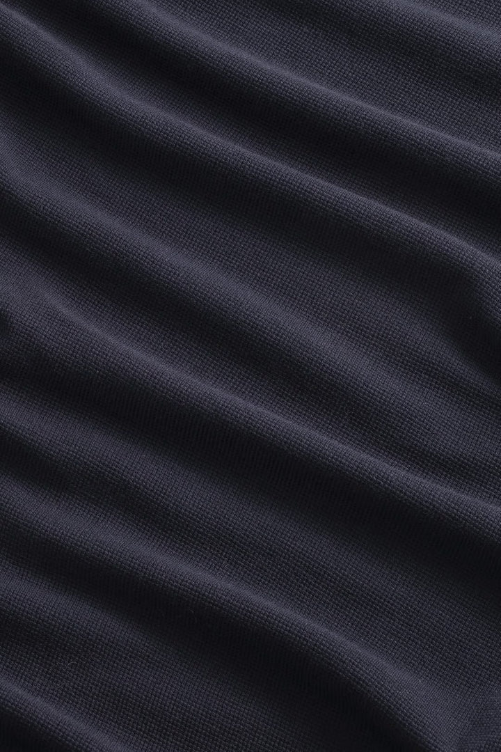 NN. 07 - Clive Waffle Knit Tee Navy