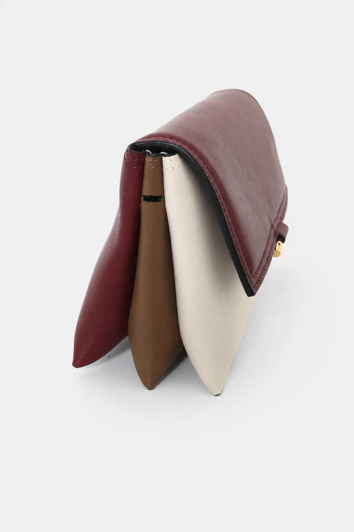 Wandler - Ida Trio Bag in Bordeaux Mix