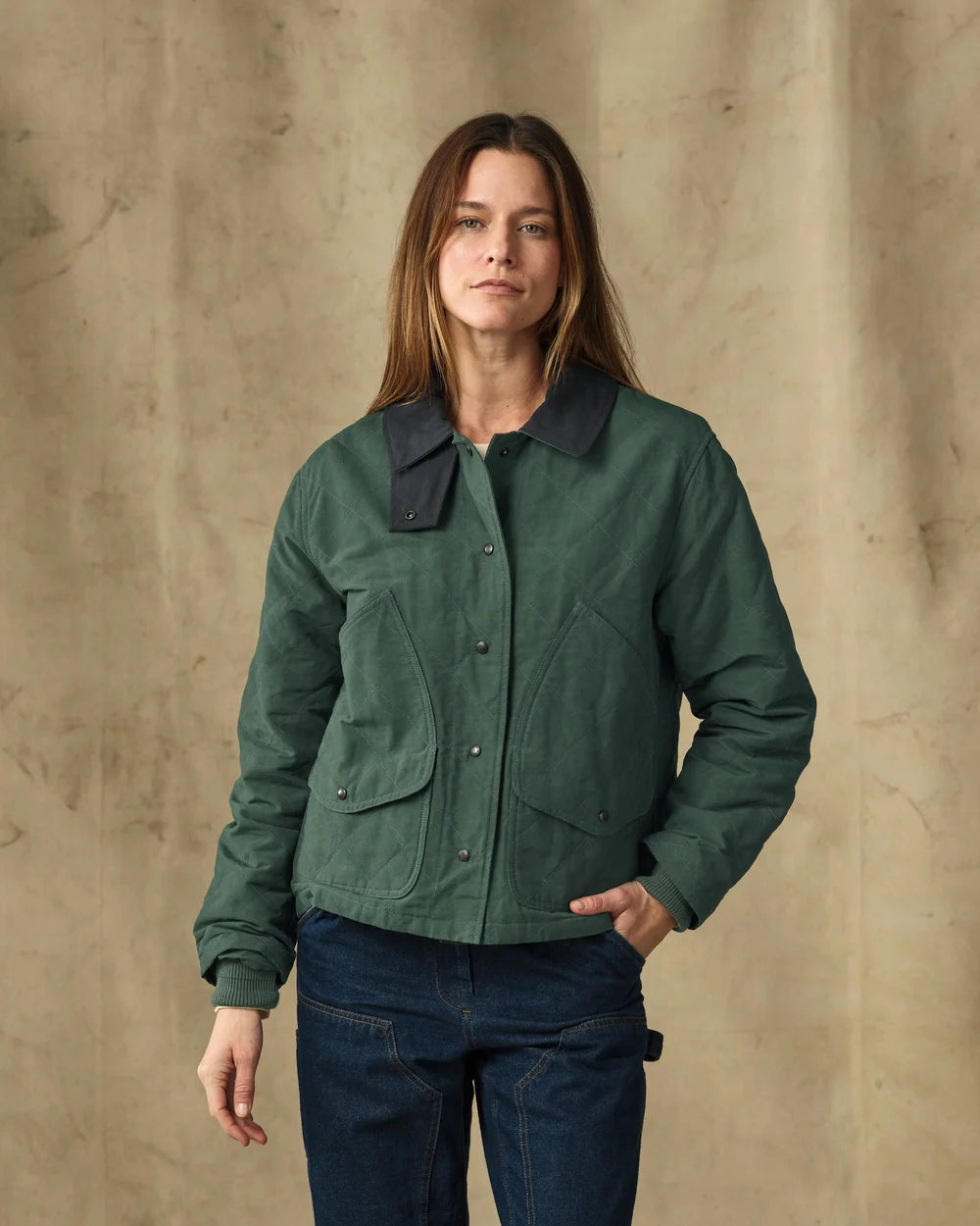 Filson - Women's Quilted Outfitter Jacket Deep Forest