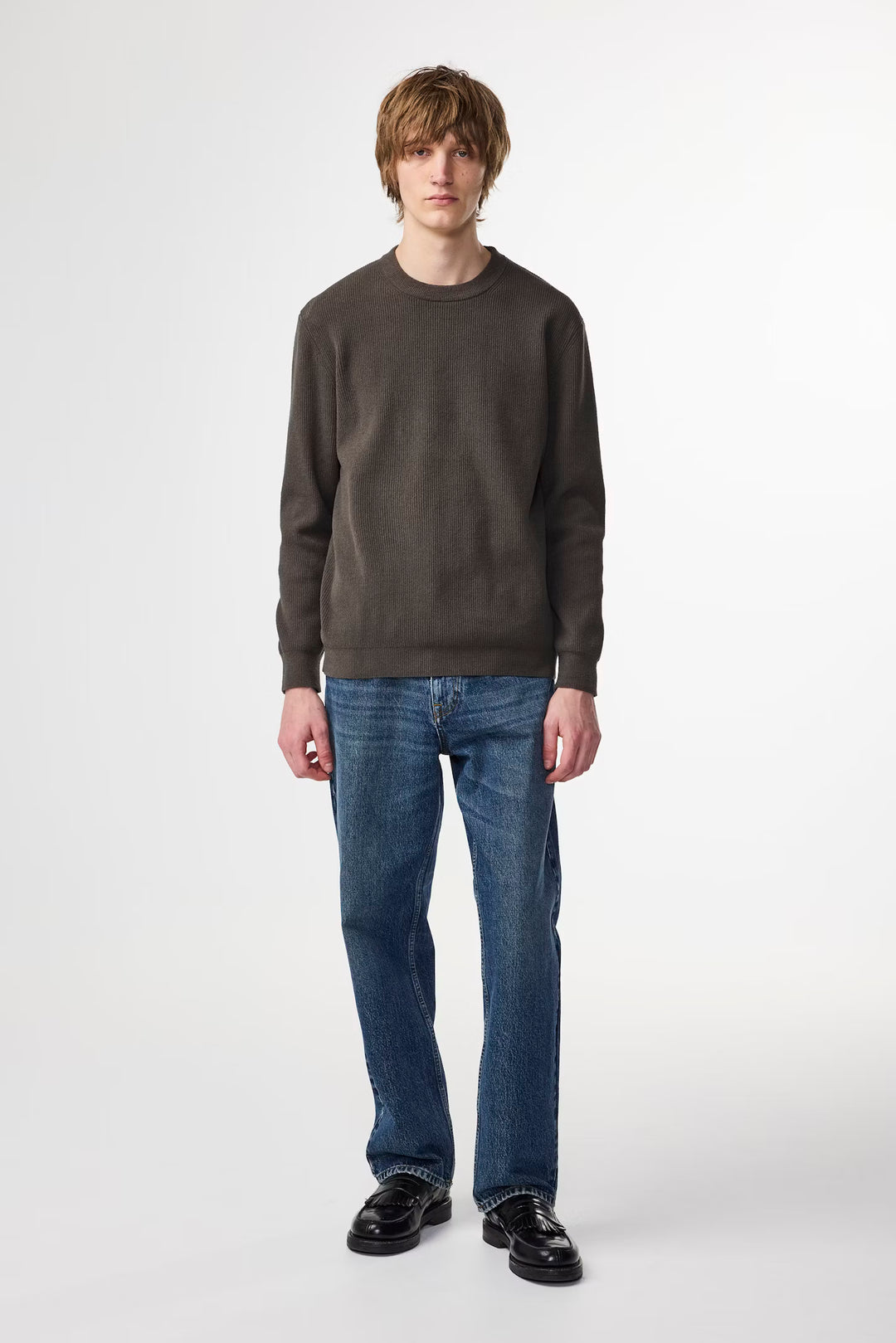 NN. 07 - Danny Lightweight Sweater Dark Army