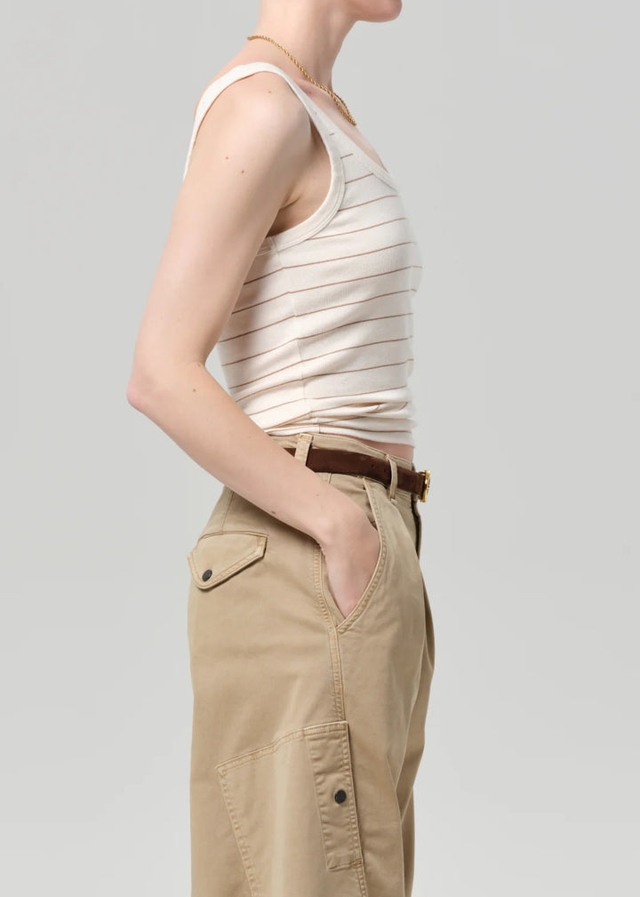 Citizens of Humanity - Faye Tank Golden Pinstripe