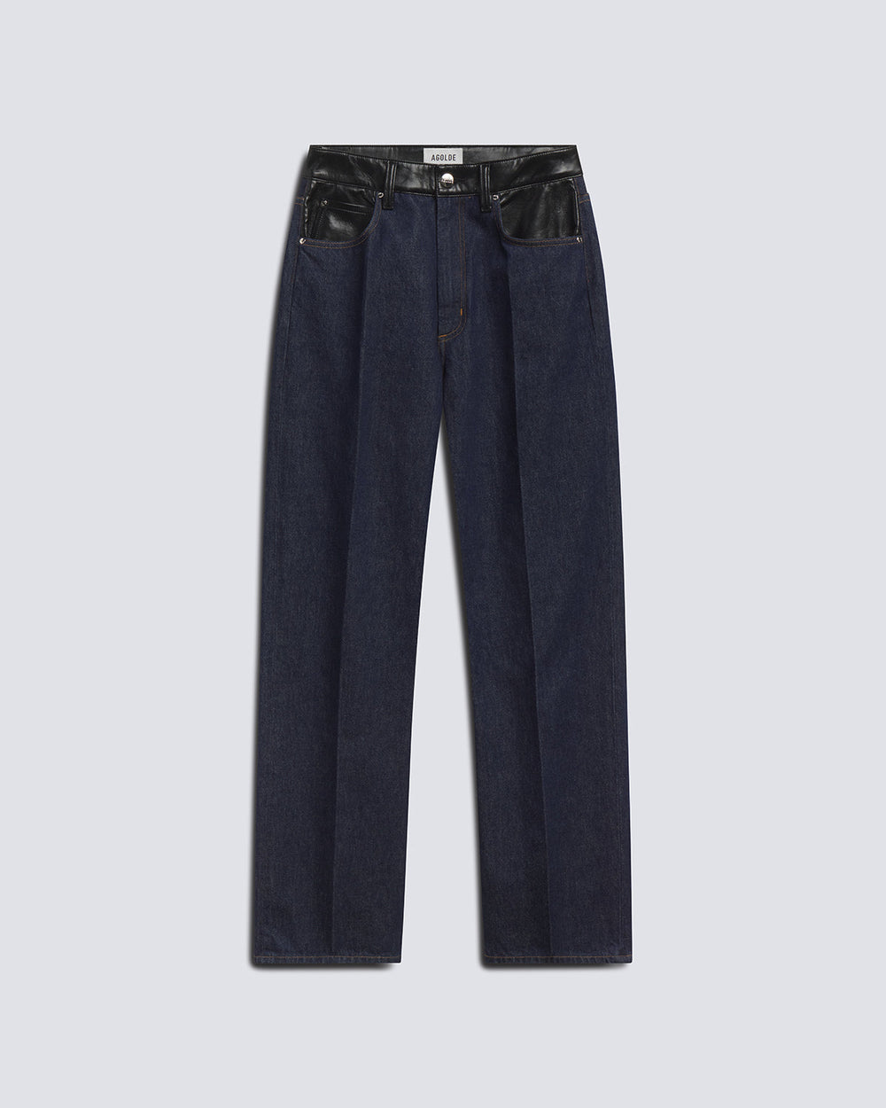 Agolde Morgan Jean in Rinse flat lay