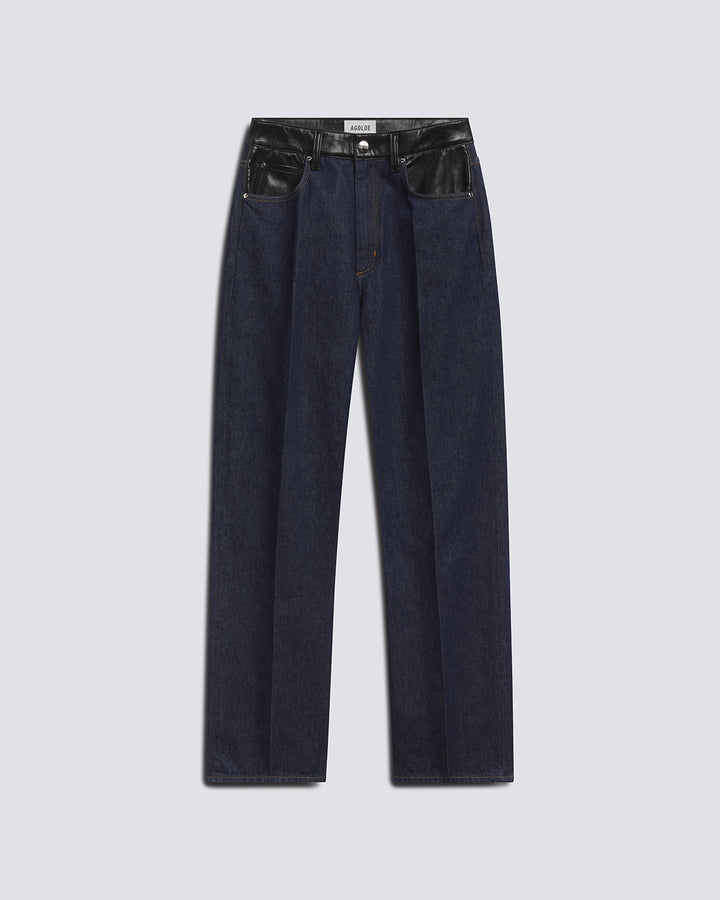 Agolde Morgan Jean in Rinse flat lay