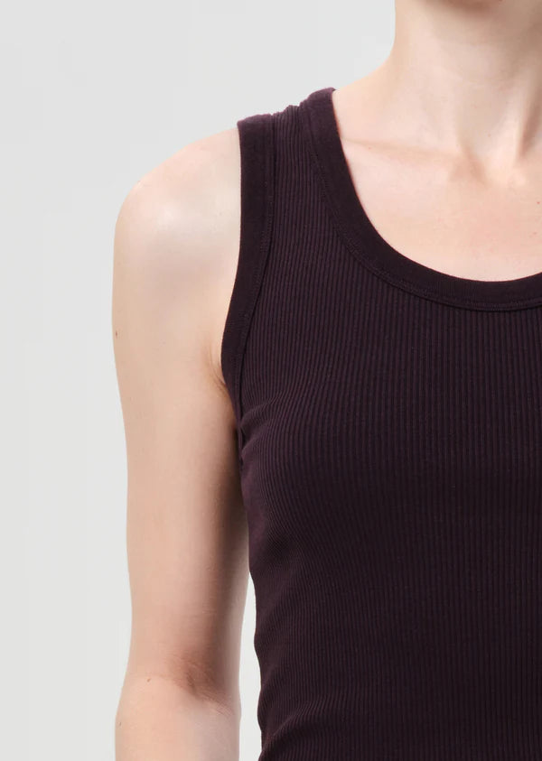 Agolde - Poppy Tank in Eggplant