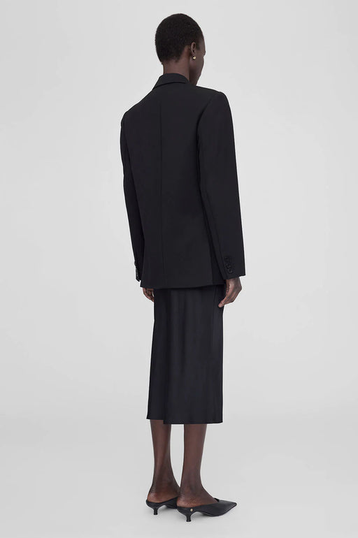 Anine Bing - Bar Silk Skirt in Black