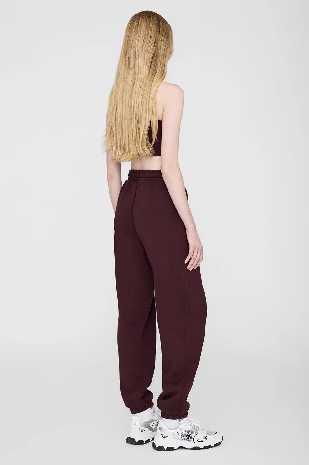 Anine Bing - Karter Jogger in Burgundy