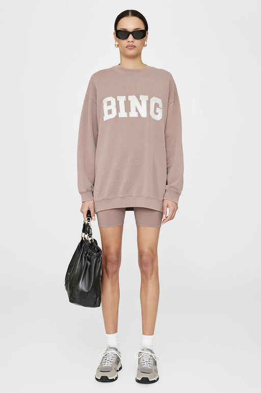 Anine Bing - Tyler Sweatshirt Bing in Washed Iron