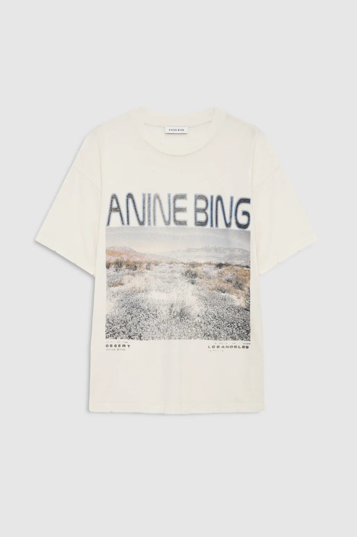 Anine Bing - Cade Wildflowers Tee Off-White