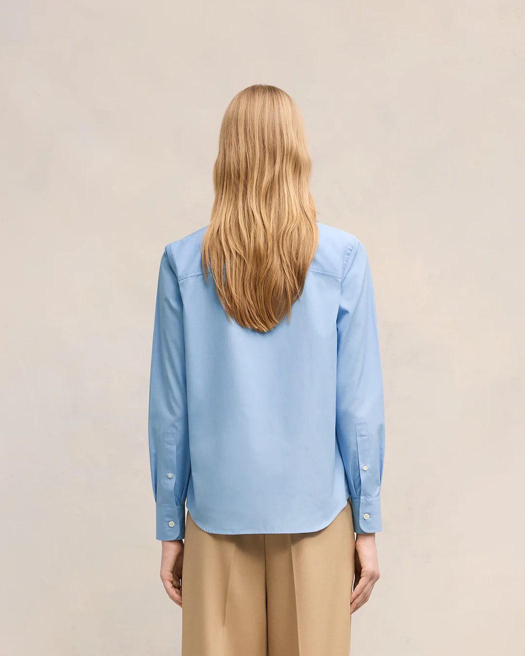 AMI PARIS - Cashmere Blue Ami De Coeur Classic Shirt