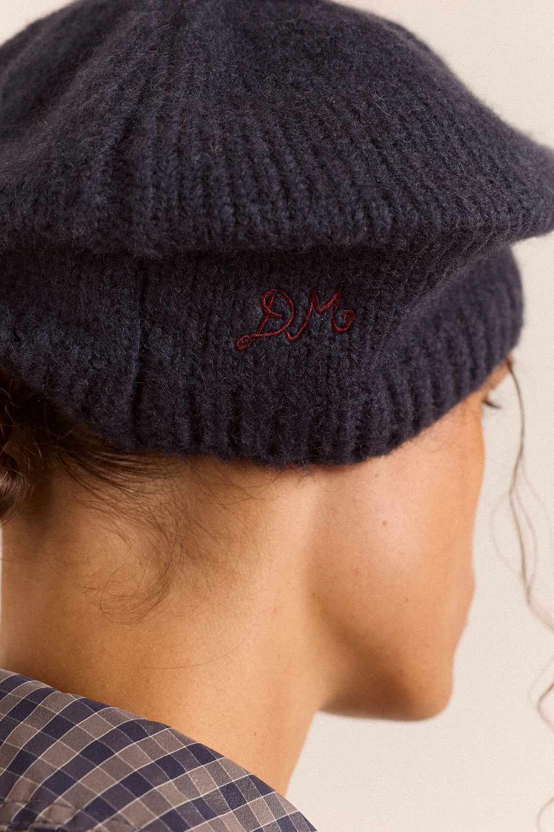 Damson Madder - Pom Pom Beret in Navy - Kalifornia Jean Bar