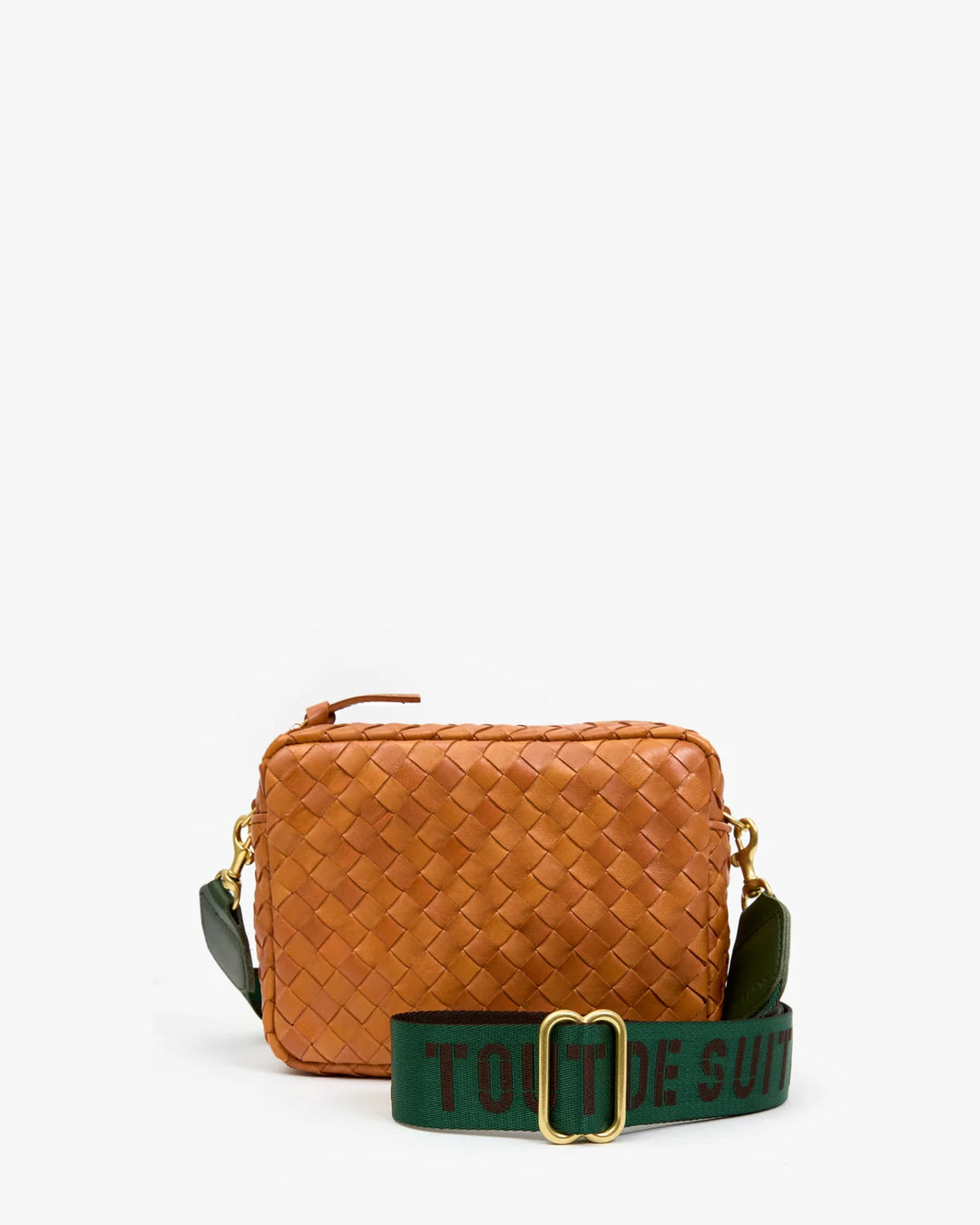 Clare V. – Evergreen Adjustable Crossbody Strap Chocolate Tout de Suite