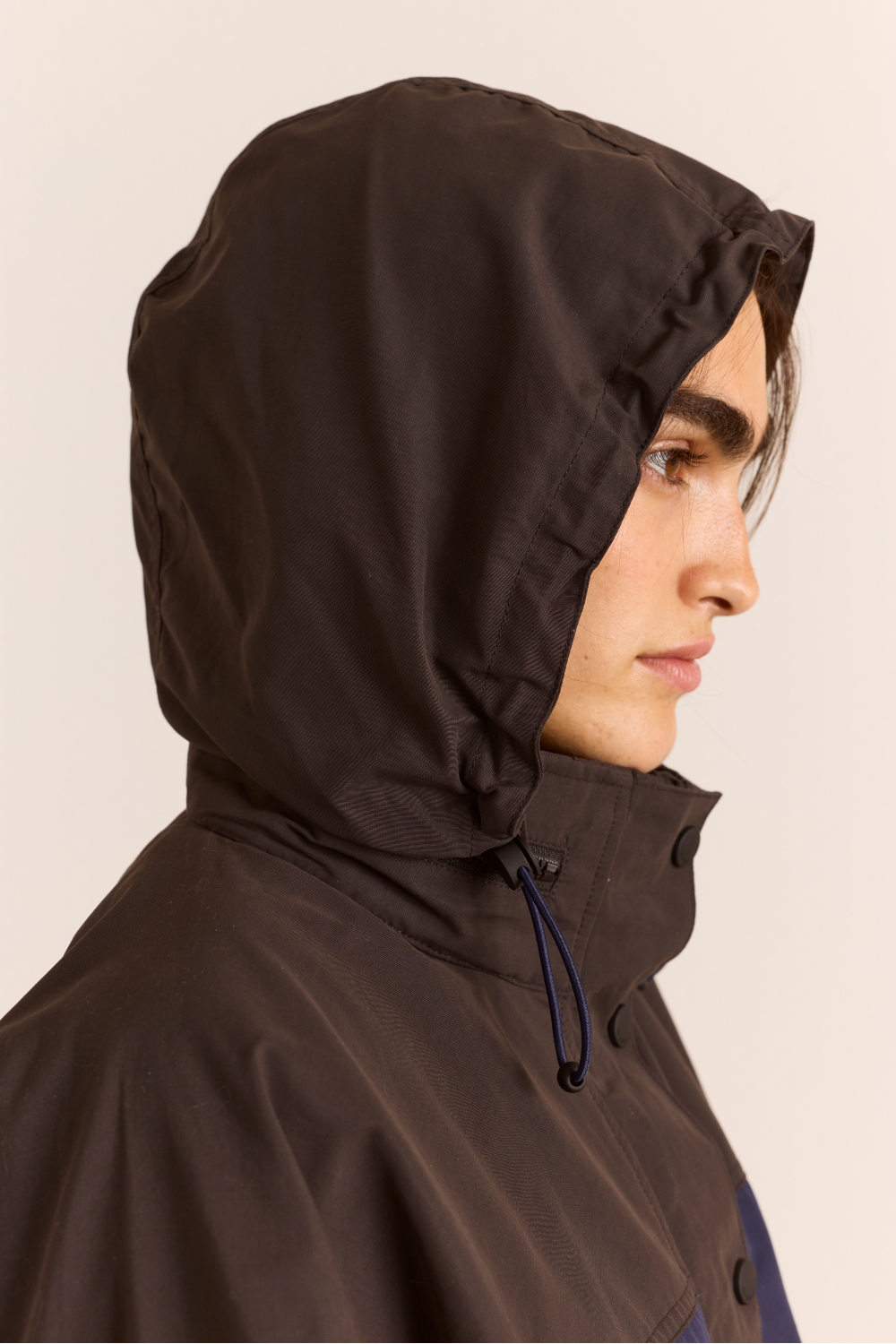 Damson Madder - Athena Raincoat in Sage/Navy - Kalifornia Jean Bar