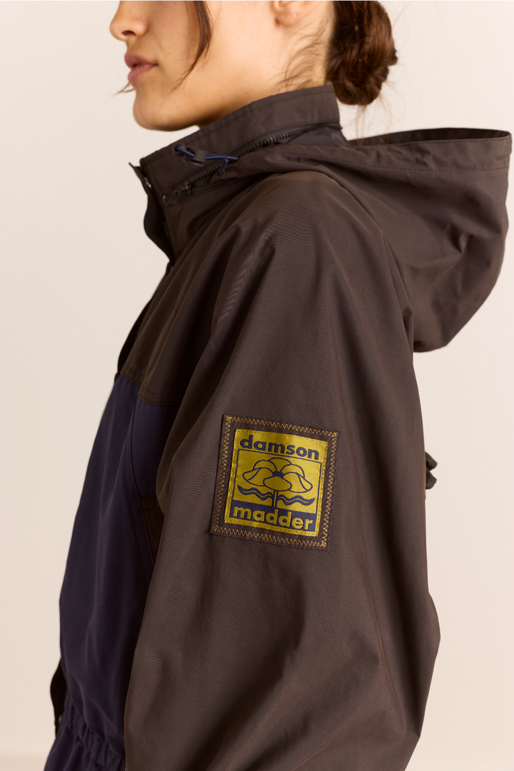 Damson Madder - Athena Raincoat in Sage/Navy - Kalifornia Jean Bar