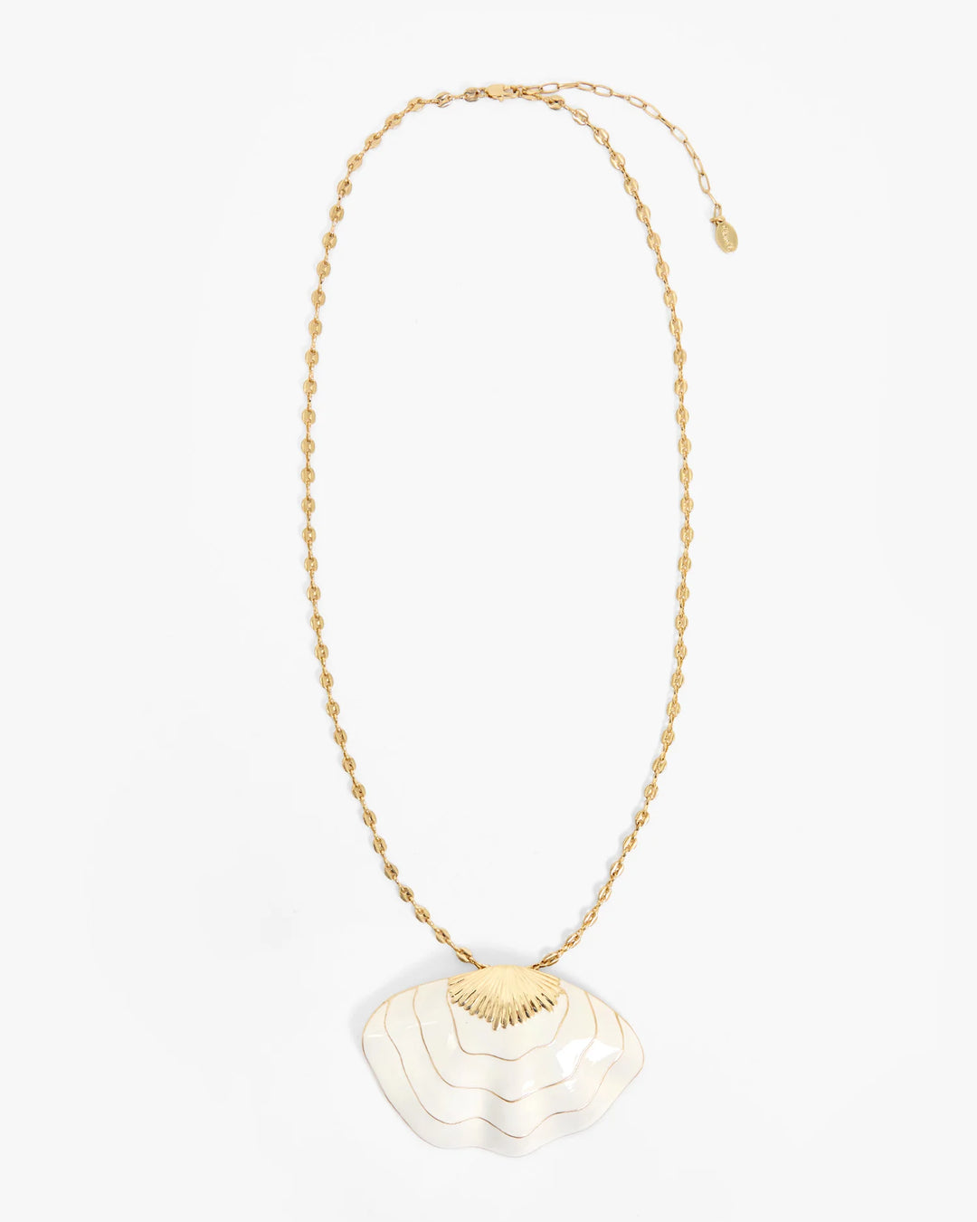 Clare V. - Clam Pendant Necklace