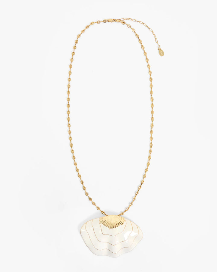Clare V. - Clam Pendant Necklace