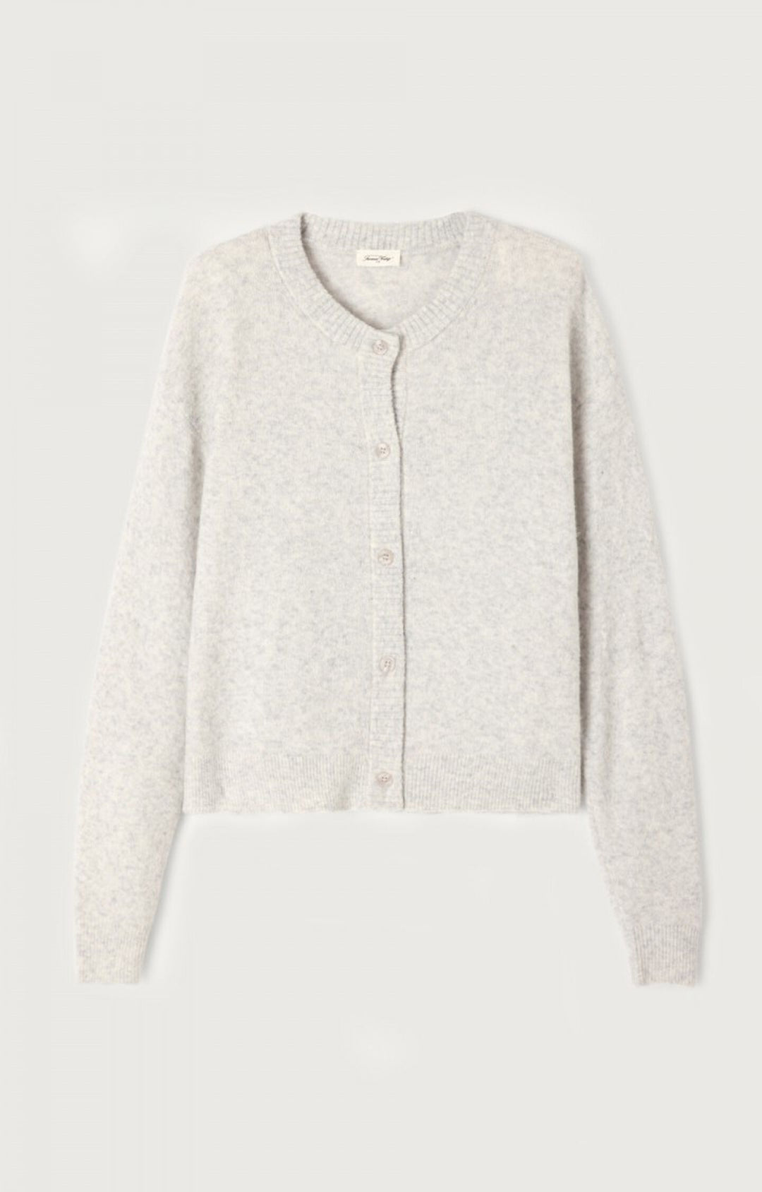 American Vintage - Heather Grey Damsville Crewneck Cardigan