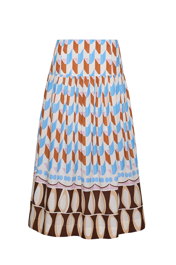 Cara Cara - Diya Skirt Talavera Tile Ivory