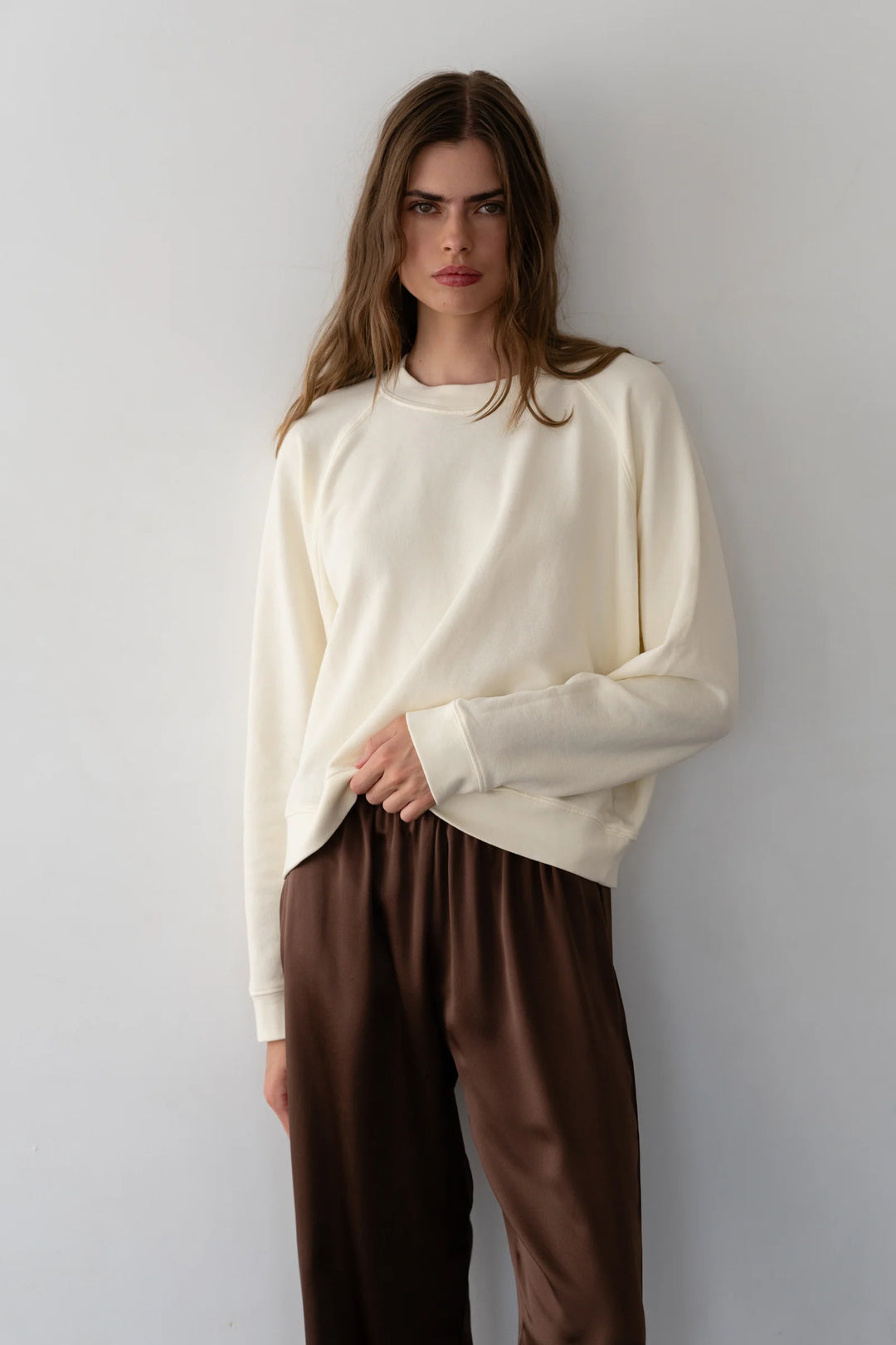 Donni - Powder Eco-Terry Crewneck