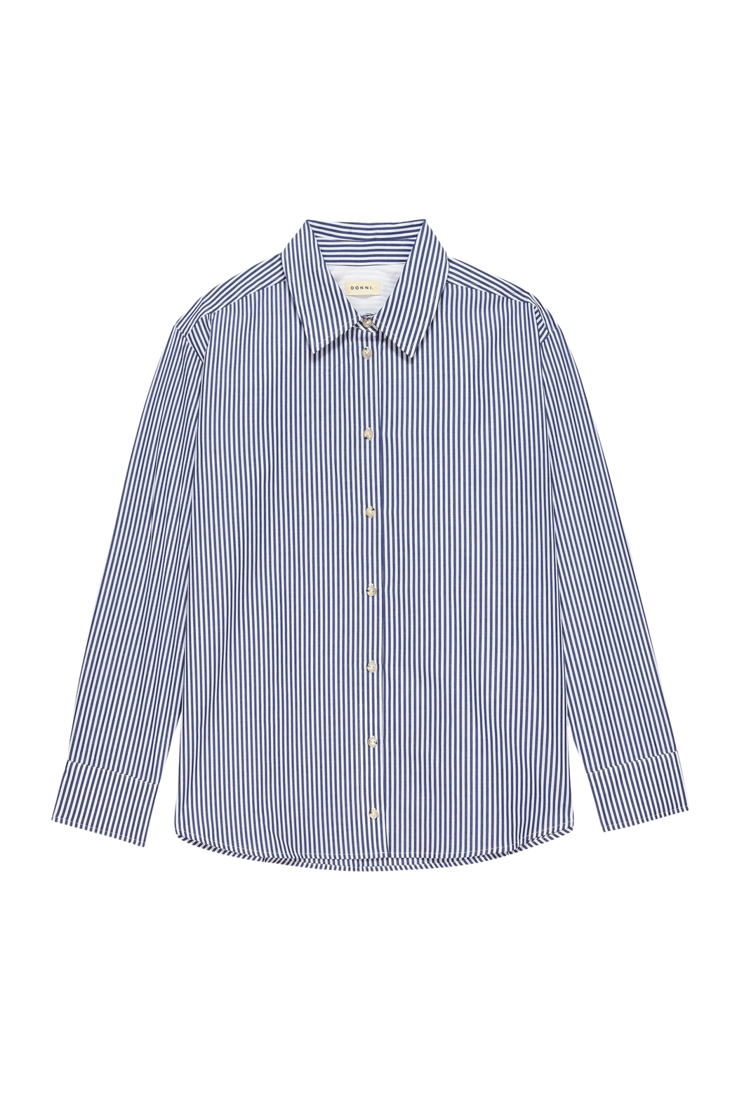 Donni - Navy Stripe Pop Shirt Button-Down