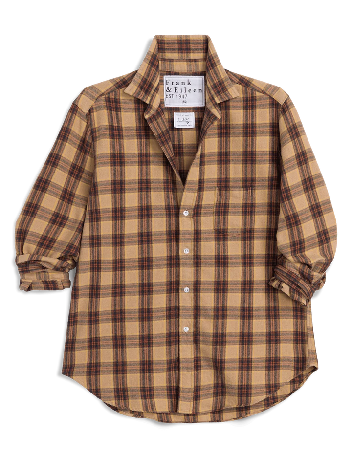 Frank & Eileen - Eileen Gold Brown Black Plaid