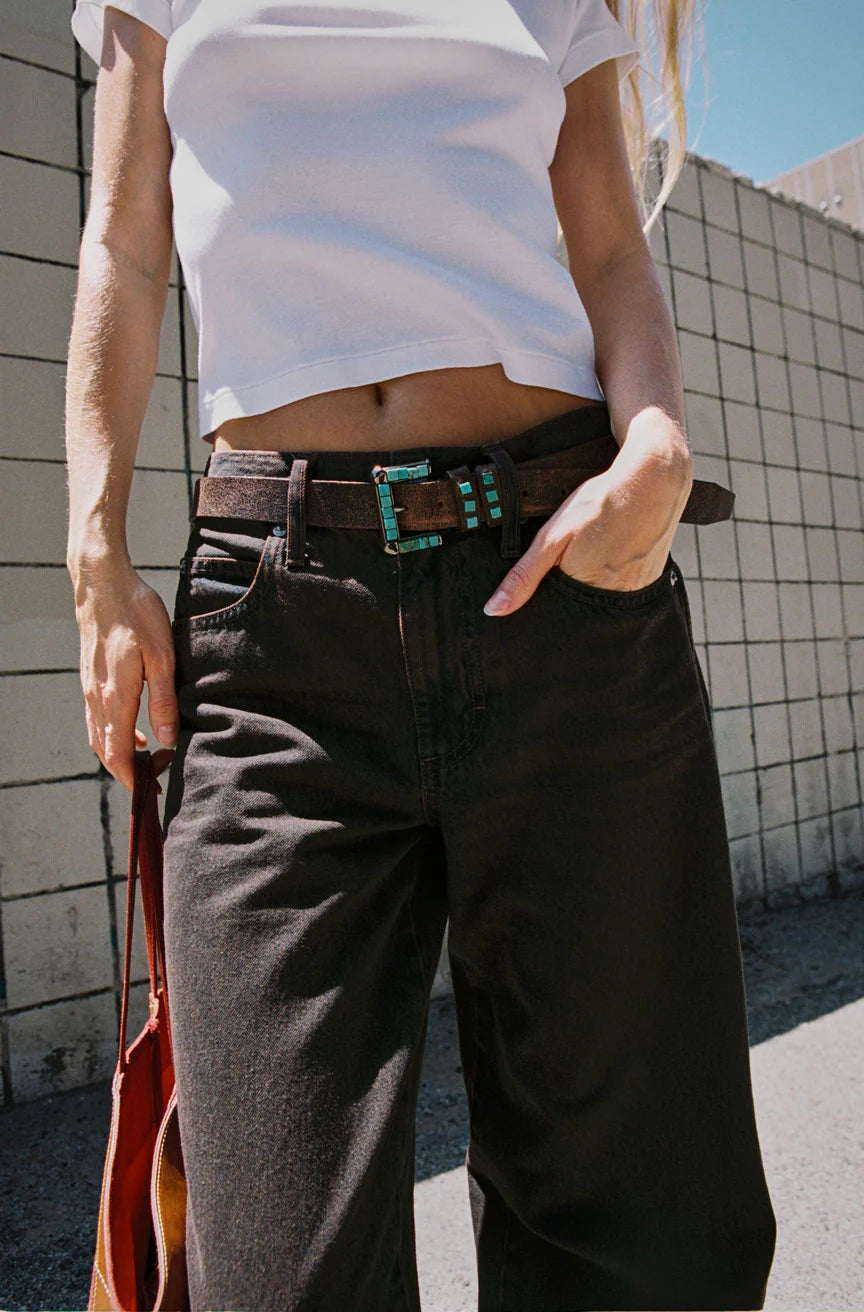 AMO - Kira Wide Leg Jean in Workshop
