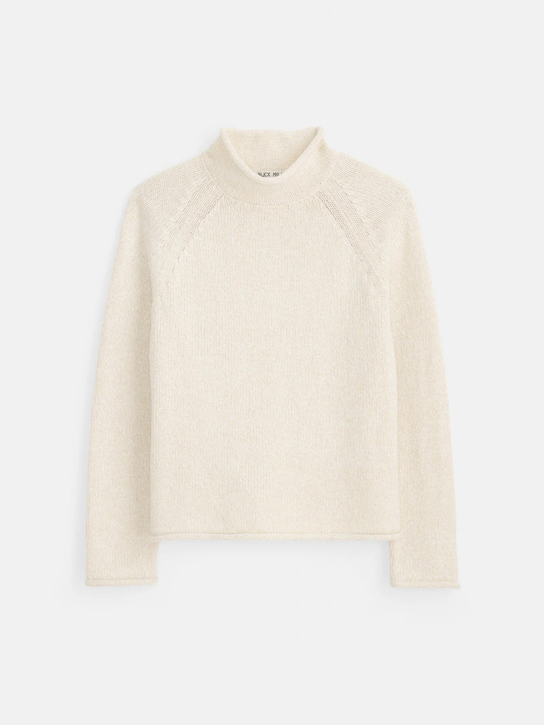 Alex Mill - Eastport Rollneck Sweater in Marled Ivory