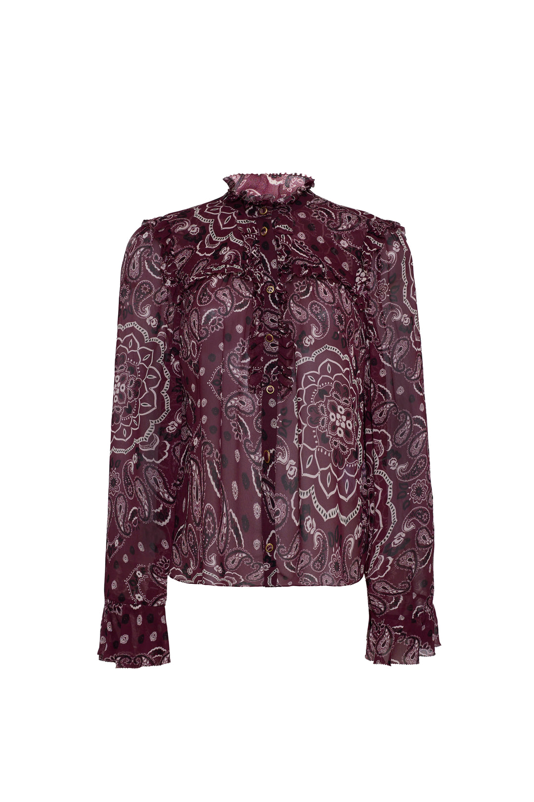 Cara Cara - Elouise Top in Bandana Plum