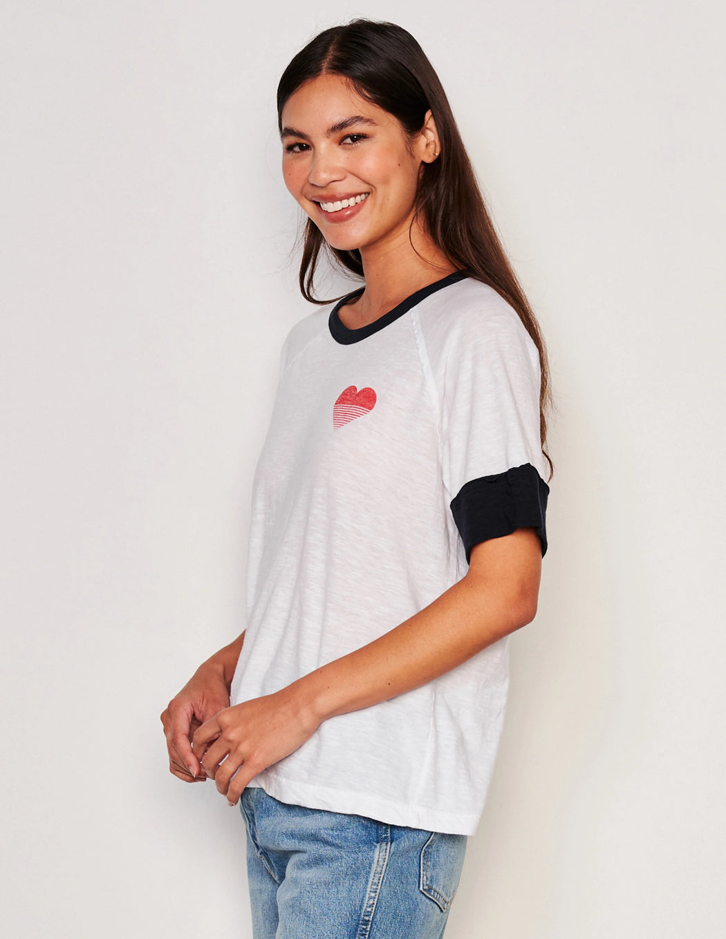 Sundry - Heart Boyfriend Tee