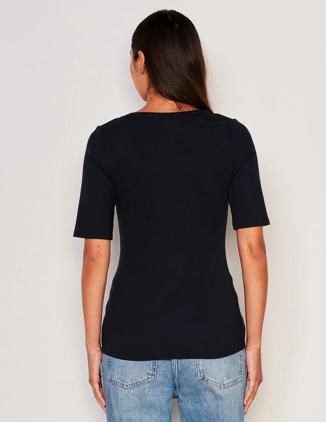 Sundry - Square Neck Top in Deep Navy