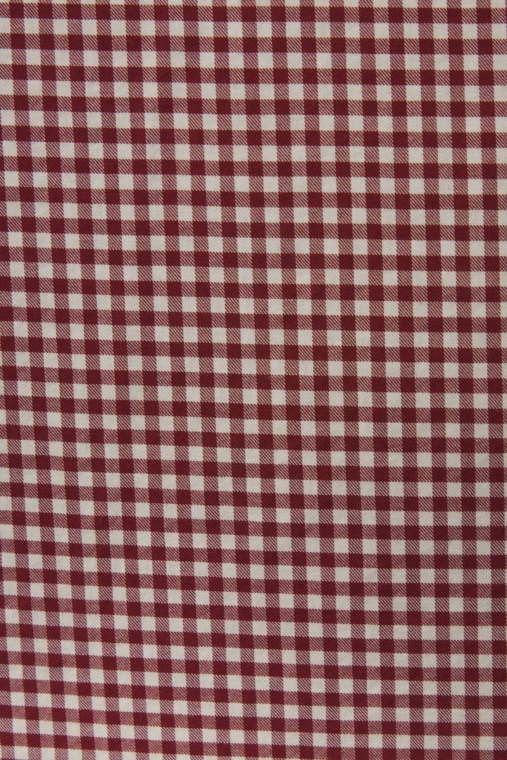Trovata - Francesca Blouse in Mahogany Check