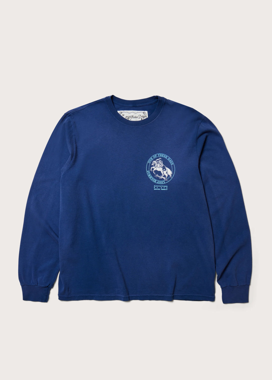 One of These Days - Milling Co. Long Sleeve Sun Faded Navy