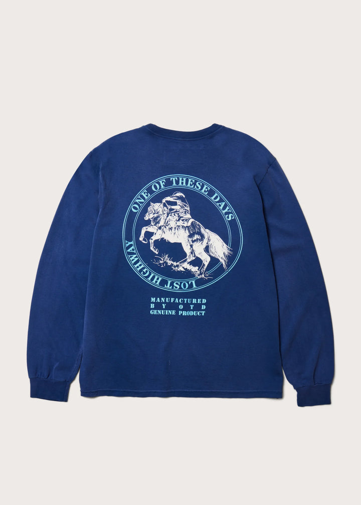 One of These Days - Milling Co. Long Sleeve Sun Faded Navy