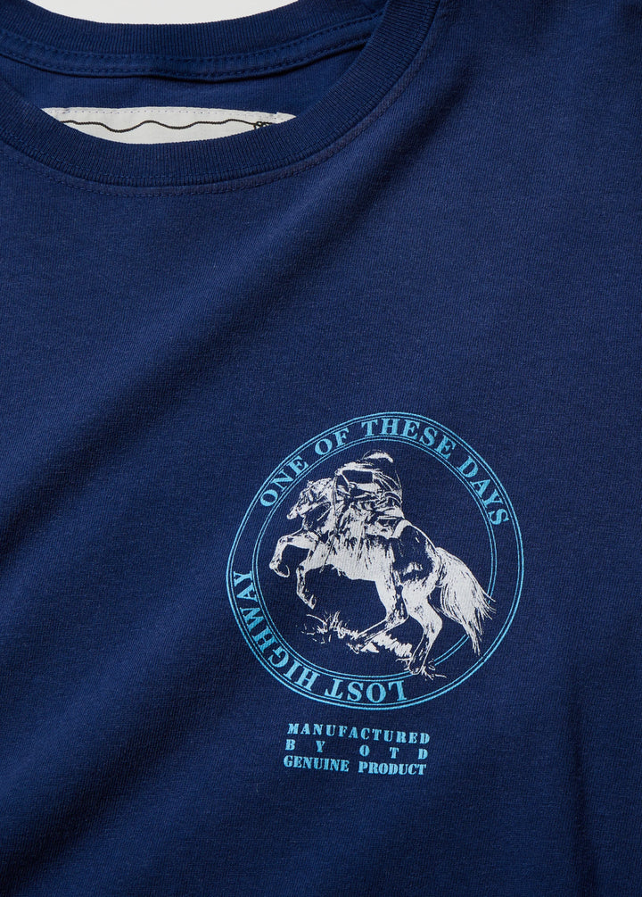 One of These Days - Milling Co. Long Sleeve Sun Faded Navy
