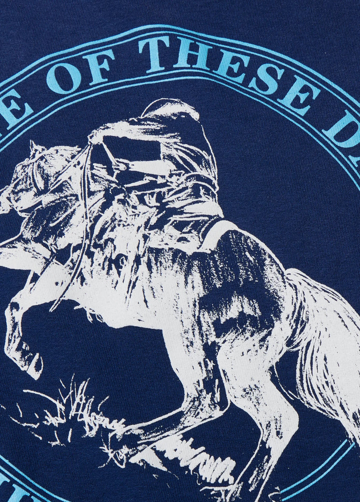 One of These Days - Milling Co. Long Sleeve Sun Faded Navy