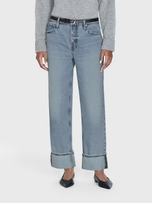 Frame - Ziggy Slouchy Straight Wide Cuff Jean