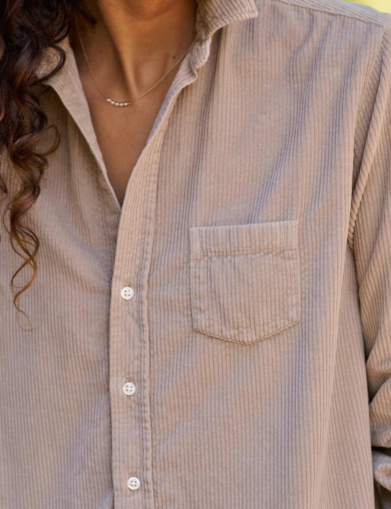 Frank & Eileen - Fawn Eileen Corduroy Relaxed Button-Up