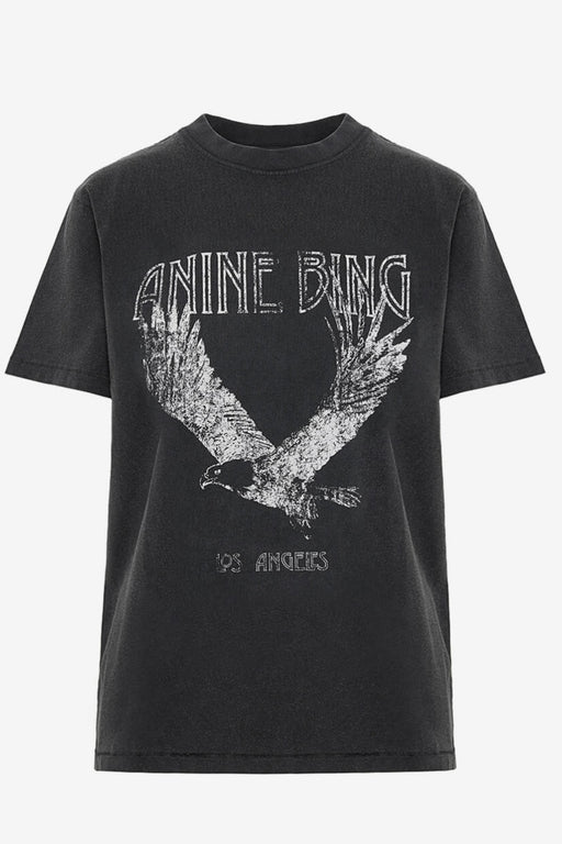 Anine Bing - Lili Tee Eagle in Washed Black