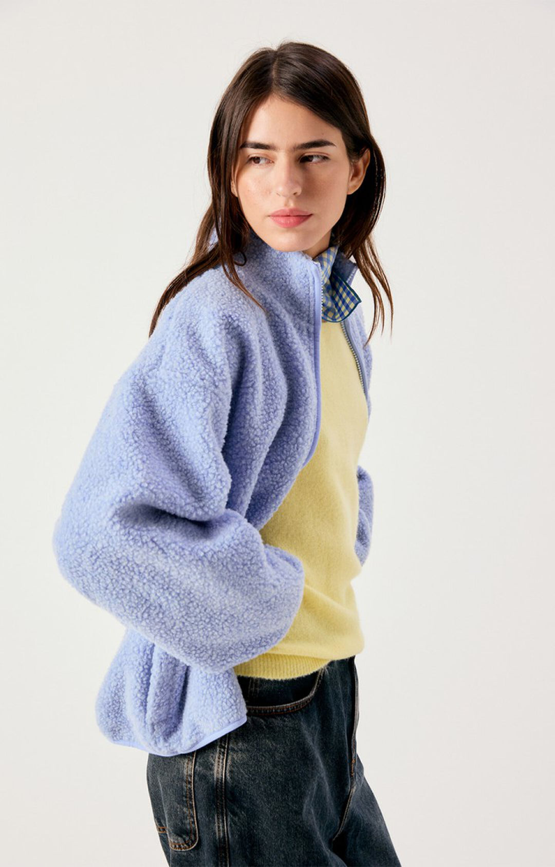 American Vintage - Hoktown Fleece Jacket Melange Frost